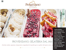 Tablet Screenshot of gelateriaprovenzano.com